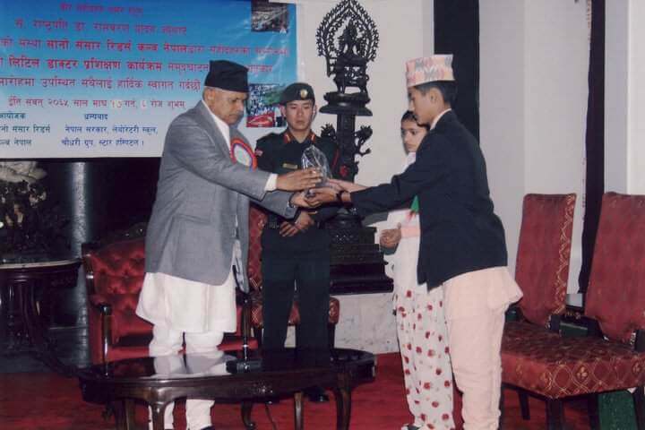 Sagar-aryal-with-president-yadav