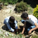 Sagar-aryal-guiding-students-for-plantation